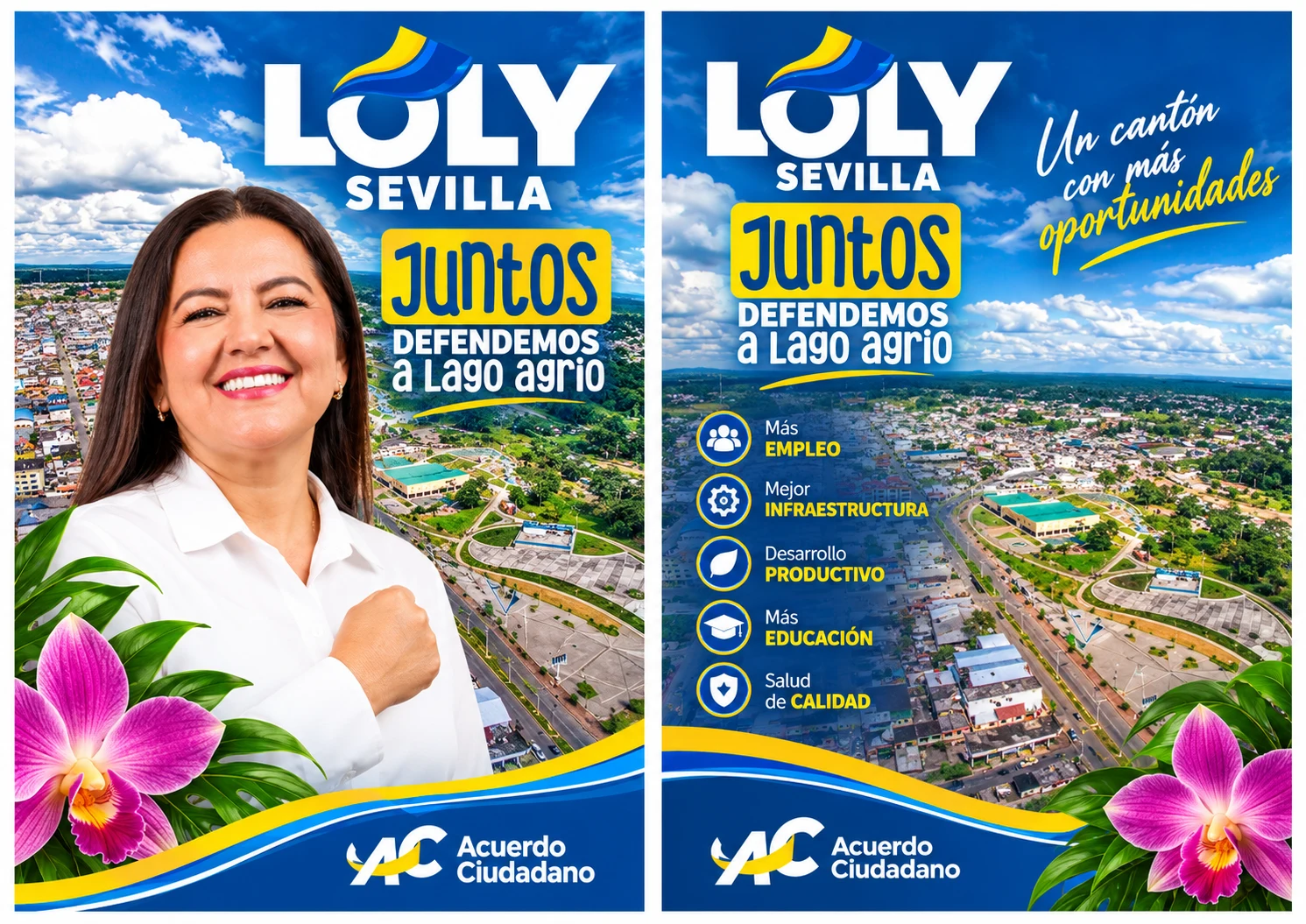 Material de campaña de Loly Sevilla sobre Lago Agrio